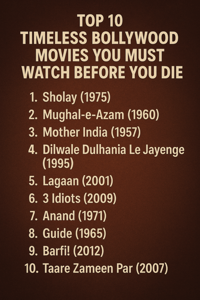 Timeless Bollywood Movies